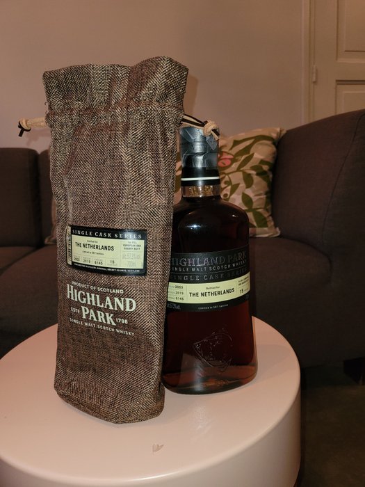 Highland Park 2003 15 years old - Single Cask Series - Cask no. 6145 for The Netherlands - Original bottling  - b. 2019  - 700 ml