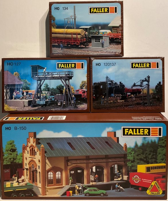 Faller H0轨 - B-150/127/134/120137 - 火车模型风景 (4)