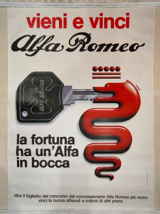 Manera - Alfa Romeo - concorso a premi - 1980er Jahre