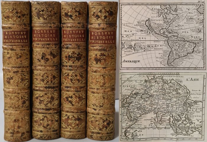 Jacques-Bénigne Bossuet - Discours sur l'histoire universelle. Depuis Charlemagne jusqu'à 1755 avec 26 Cartes: e.a. Mappemonde