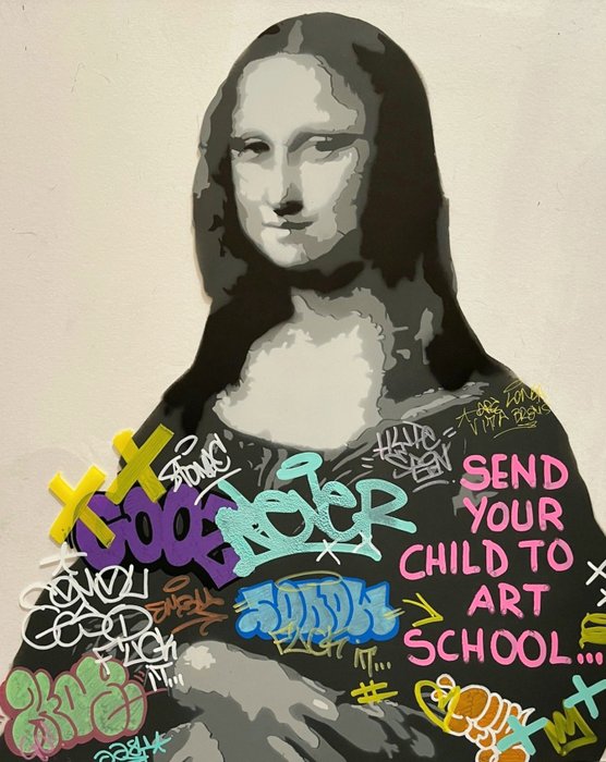 Quiona+ (1987) - 'The MonaLisa: Send Your Child to Art School'