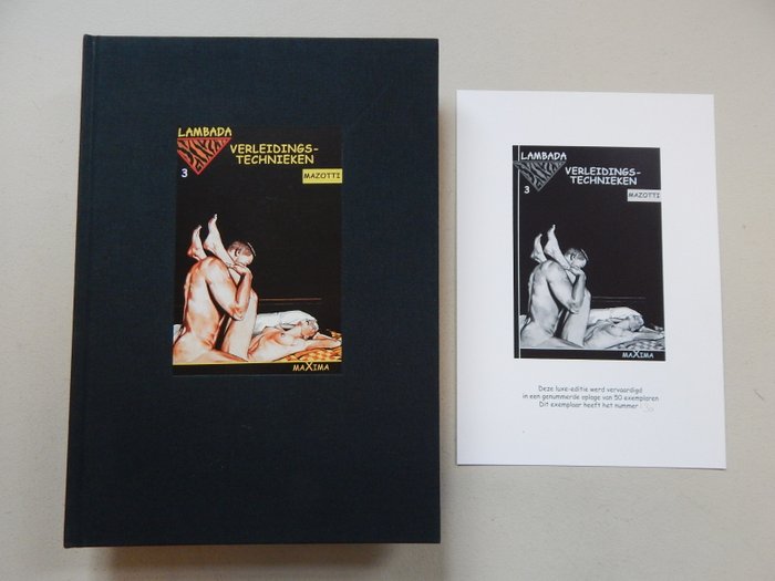 Mazotti - Verleidingstechnieken - erotische luxe linnen hc + prent - oplage 50 - 1 x deluxe album/2007