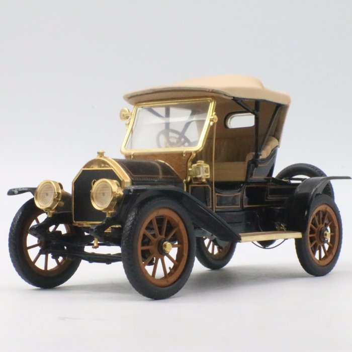 Franklin Mint 1:24 - Miniatura de carro - Cadillac Model Thirty - Com peças folheadas a ouro