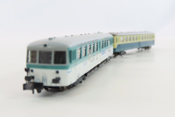 Hobbytrain N - H11203 - Model train railcar (1) - 2-piece set ETA 515 "Nokia" - DB
