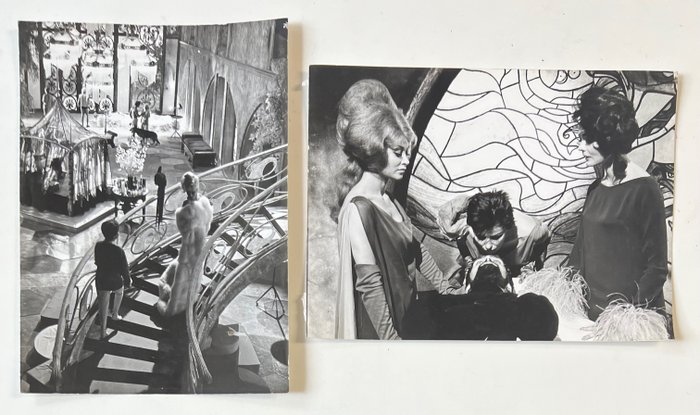 G.B. Poletto (1915-1988) - Lot de 2 tirages argentiques : "Giulietta degli spiriti" de Federico Fellini - avec Giulietta Masina