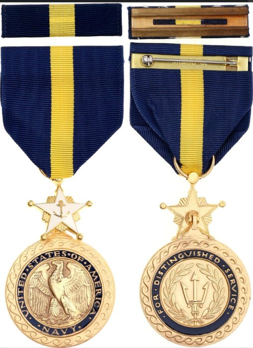 EE. UU. - Marina - Medalla - The United States Navy Distinguished Service Medal