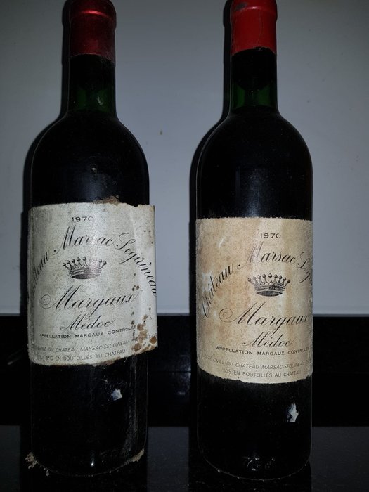 1970 Château Marsac Seguineau - Margaux - 2 Flaschen (0,75 l)