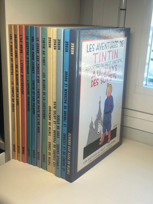 Tintin - 12x C - 12 专辑 - 1987/1988