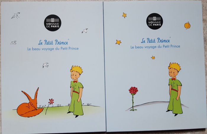 Frankrike. 50 Euro 2016 "Le Petit Prince" (2 monnaies)  (Utan reservationspris)