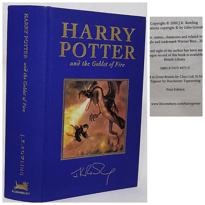 J.K. Rowling - Harry Potter and the Goblet of Fire [First Edition] - 2000