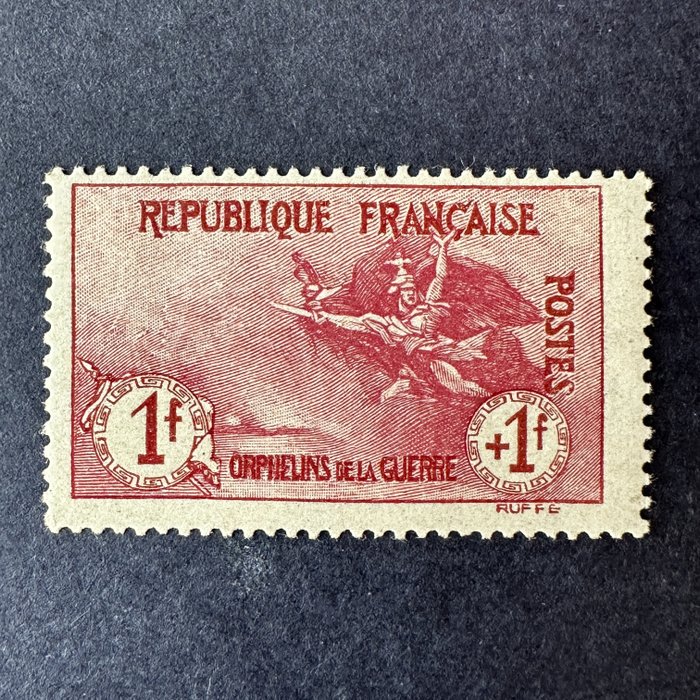 Frankreich  - Y&T 154 „Waisen 1fr+1fr“ in NEU ** - TB