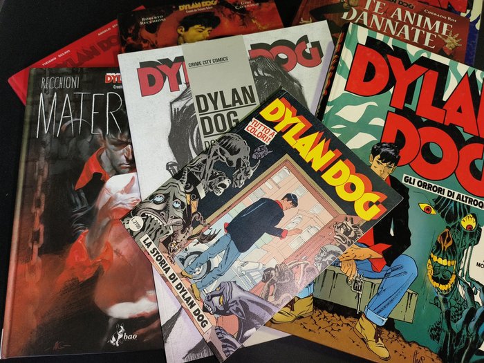 Dylan Dog - x9 volumi originali Dylan Dog con Variant - 9 Comic - Erstausgabe