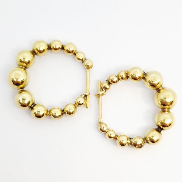 Earrings - 18 kt. Yellow gold Diamond