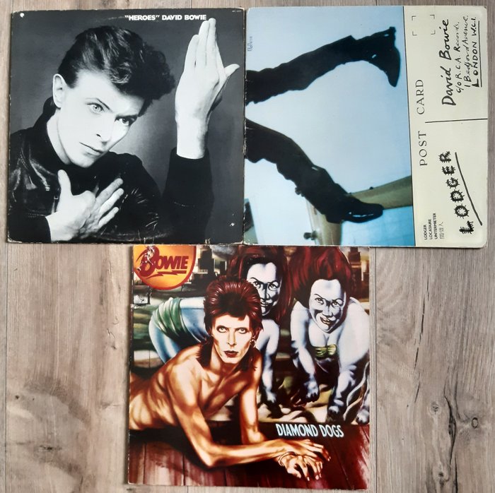 David Bowie - "Heroes" / Lodger / Diamond Dogs - Diverse titels - LP - 1977