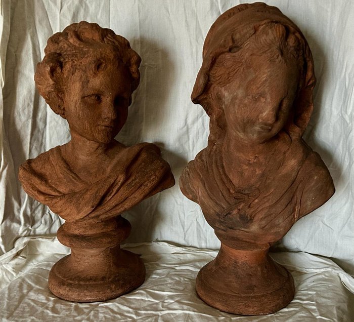 Busto, Bimbi - 44 cm - Terracotta