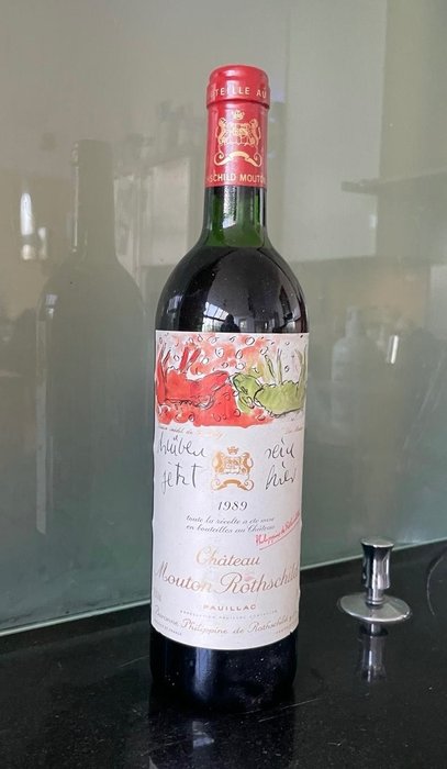 1989 Château Mouton Rothschild - 波雅克 1er Grand Cru Classé - 1 Bottle (0.75L)