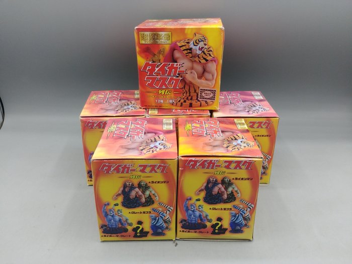 Kodansha - 玩具人偶 - 6x Figure Originali l'Uomo Tigre, serie completa, busti - 塑料