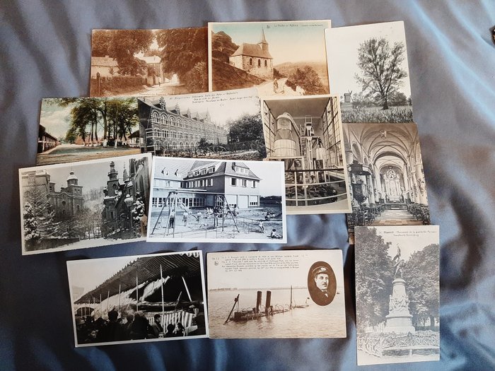 比利时 - 城市和景观, 景观, 民俗学 - 明信片 (150) - 1900-1950
