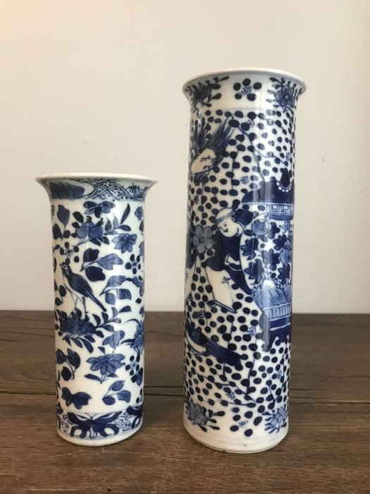 Vaso - Porcellana - Cina - Guangxu (1875-1908)  (Senza Prezzo di Riserva)