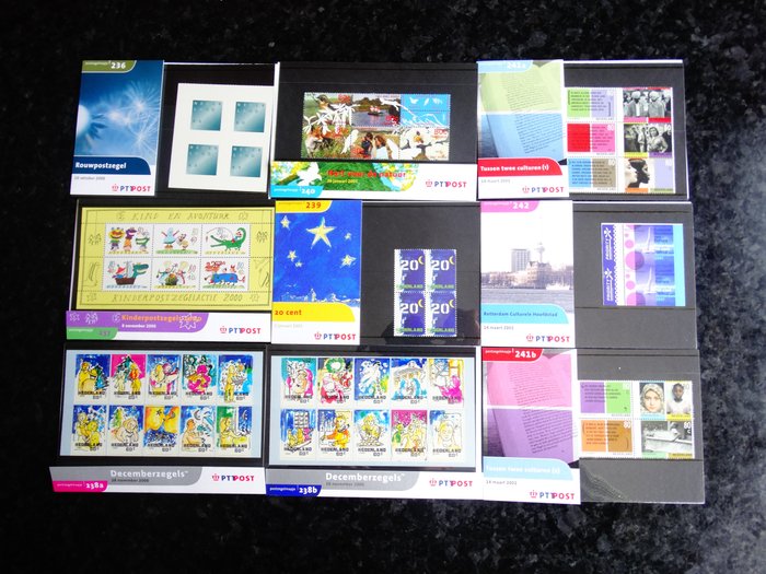 Nederland 1982/2001 - een zeer mooi pakket PTT-kaarten tussen 1982 en 2001
