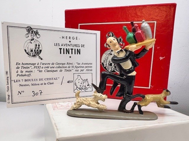 Tintin, Pixi 4519 - Nestor, Milou et le chat - (1991) - 1 Figurine