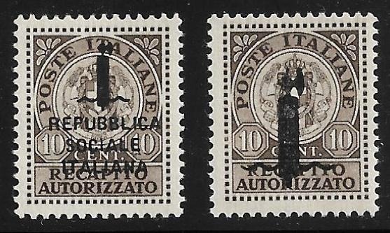 Italië 1944 - geautoriseerde leveringsserie - niet uitgegeven