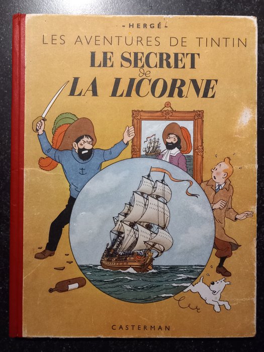 Tintin T11 - Le secret de la Licorne (A20) - C - 1 Album - 第一版 - 1943