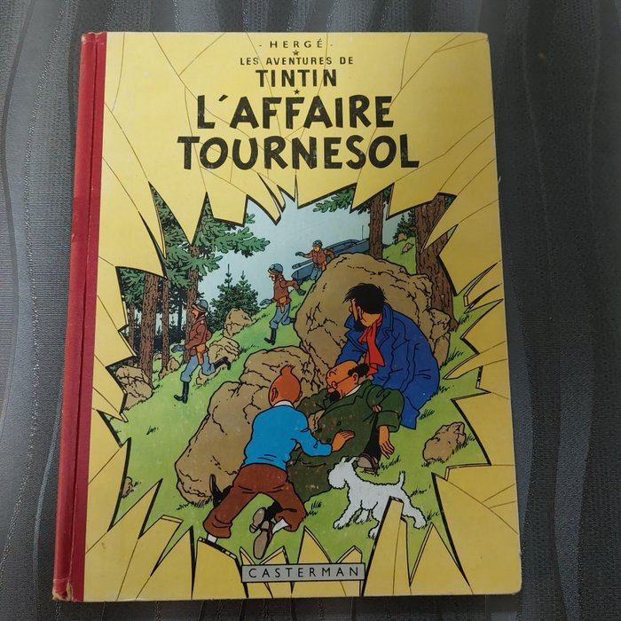 Tintin T18 - L'Affaire Tournesol - (B19) - C - 1 Album - 法文第一版 - 1956