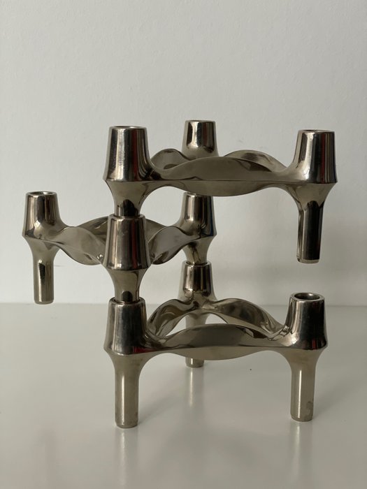 BMF - 小烛烛台 - 三盏模块化吊灯 - 不锈钢