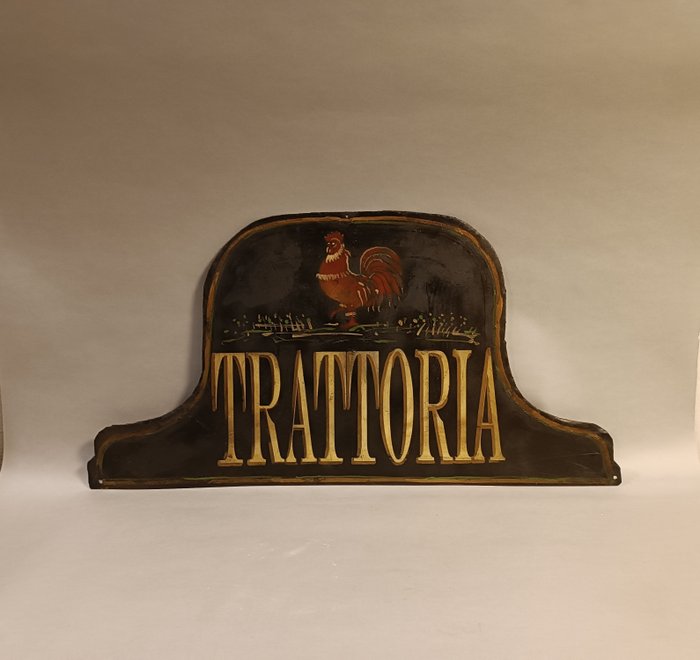 Trattoria - Skilt - Jern (støpt/smittet)