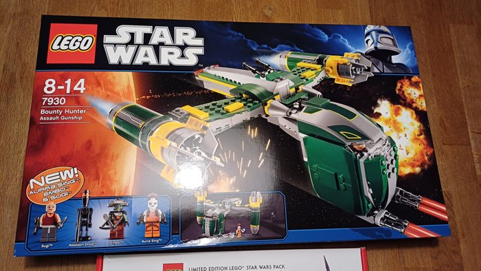 Lego - Star Wars - 7930 with promotional starwars set - Bounty hunter assault gunship - 2010-2020
