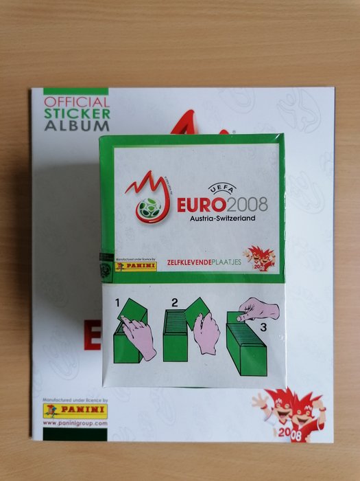 Panini - Euro 2008 - Empty album + 1 Sealed box - 1 Mixed collection