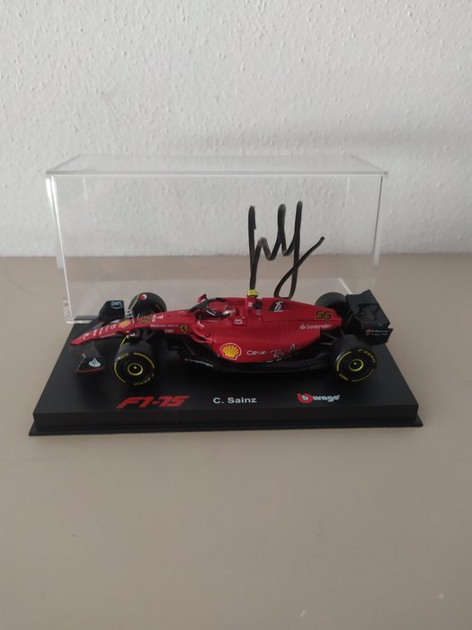 法拉利 - F1-75 British GP - Carlos Sainz Jr - 2022 - 比例 1/43 模型車 
