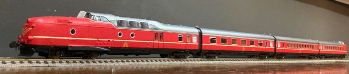 Roco Platin H0 - 63030 - 模型火車軌道車 (1) - 馬薩諸塞州林托格 - DSB
