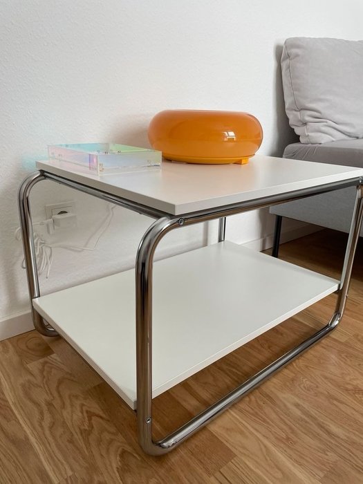 Ikea - Karin Mobring - Tavolino di servizio - Bagboda - Acciaio (inossidabile), Legno