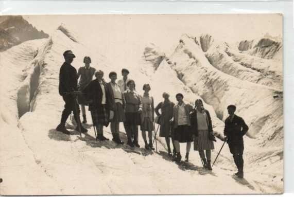 Bergbeklimmers / Alpinisten met zeer oude kaarten - Ansichtkaart (84) - 1903-1960
