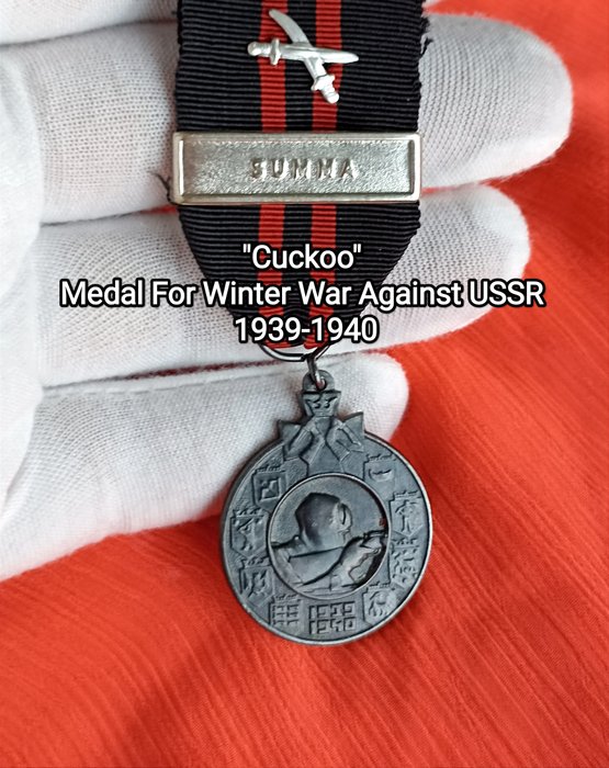Finnland - Medaille - "For the Winter War  1939-1940"  (Cuckoo) with Swords - 1940