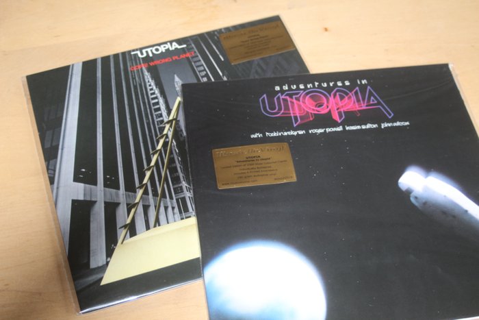 Todd Rundgren Utopia - Adventures in Utopia / Oops Wrong Planet - LP-album (flere elementer) - 2020