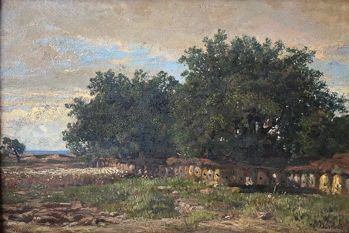 Charles Warland (1856-1921) - Heide landschap