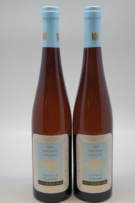 2006 Robert Weil, Riesling GG, Kiedrich Gräfenberg - Rheingau Grosses Gewächs - 2 Flasker (0,75 L)
