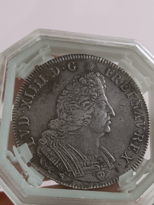 Frankrike. Louis XIV (1643-1715). Ecu 1693-D, Lyon