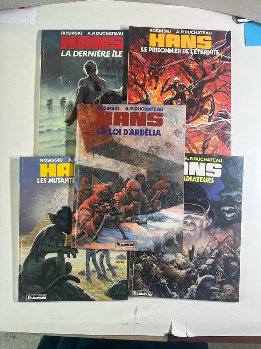 Hans T1 à T5 - Série complète - 5x C - 5 Album - 第一版 - 1983/1990