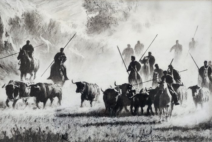 Demetrio Sanz (1915) - Toros y caballos