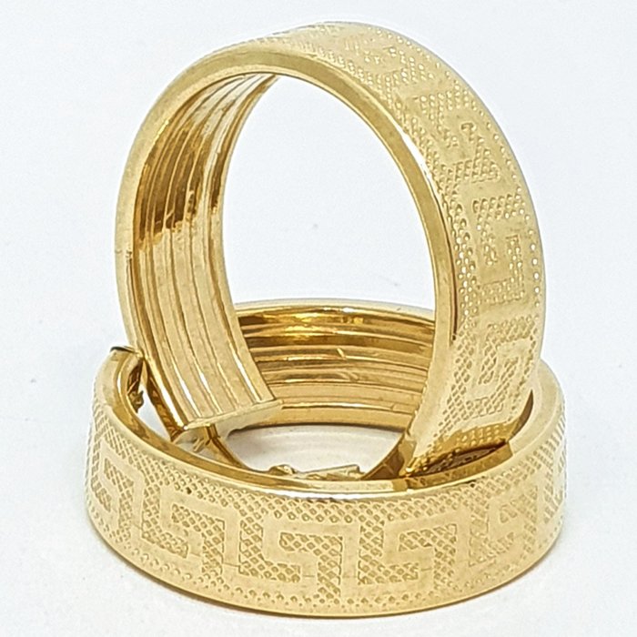 耳環 - 18 克拉 黃金
