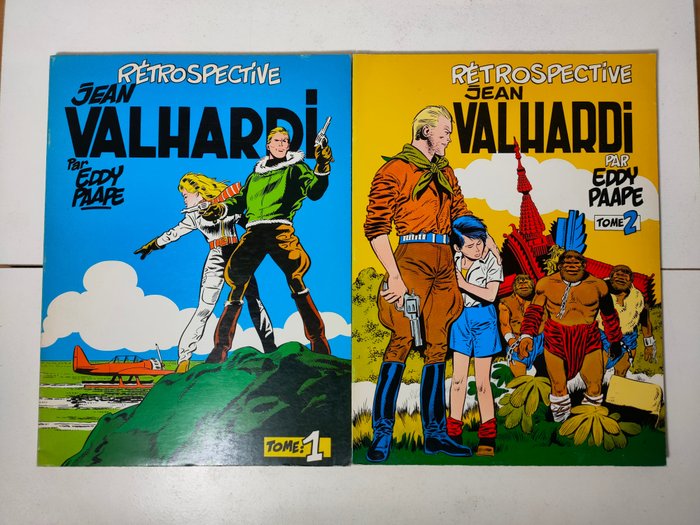 Valhardi - Rétrospective T1 + T2 - 2x B - 2 Album - Erstausgabe - 1975