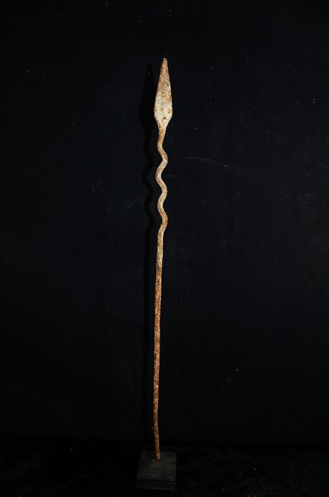 Fekete kígyó oltár vas - Ex coll Blandin - Dogon - Mali