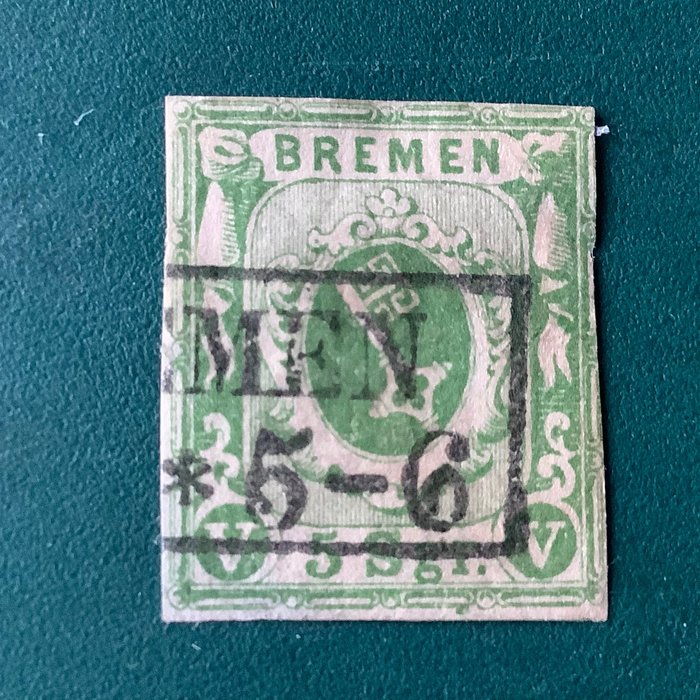 Bremen 1859 - 3 Silvergrossen coat of arms - Michel 4