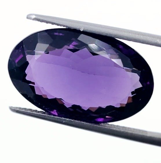 深紫色 紫水晶 - 18.06 ct