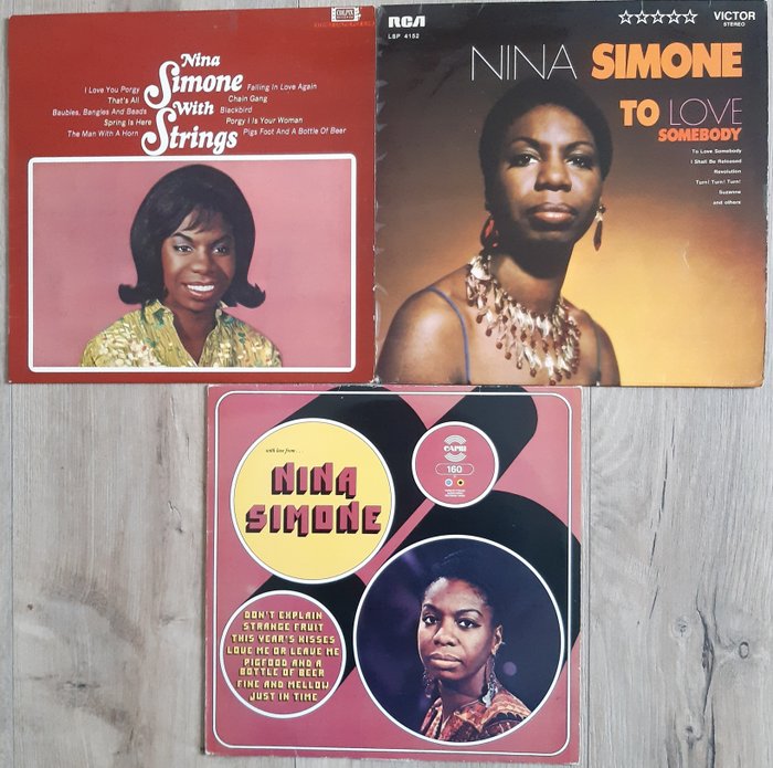 Nina Simone - Nina Simone With Strings / To Love Somebody / With Love From ... - Multiple titles - LP - 1968