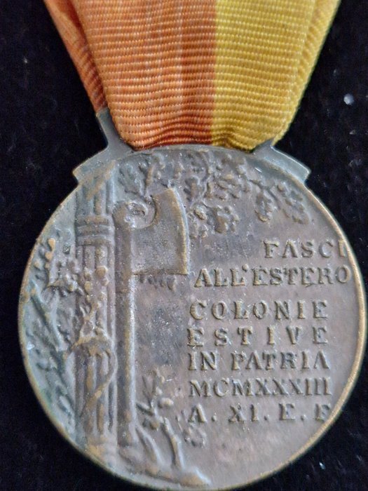 Italien - Medaille - Medaglia Fascista dei Fasci all'Estero e nelle Colonie in Africa